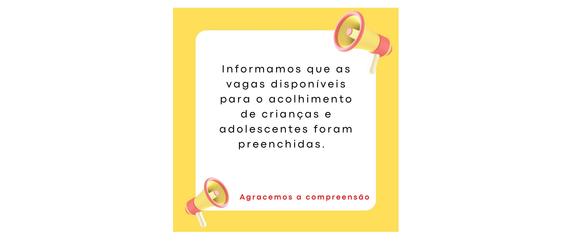 Encerramento de vagas